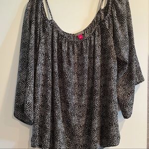 Vince Camuto Black and White Blouse